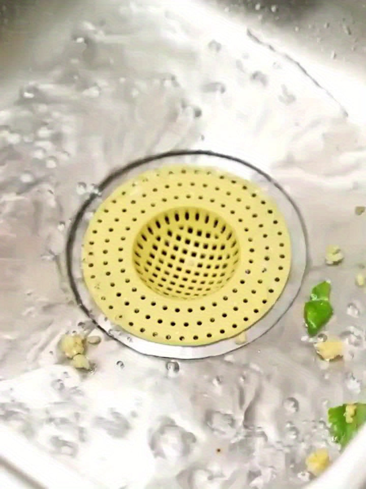 3pcs Kitchen & Bathroom Sink Drain Strainers - Anti-Clog, Anti-Insect Mesh Filters in Light Blue, Pink & White, Multi-Hole Design for Efficient Drainage, Prevents Food Waste Clogs