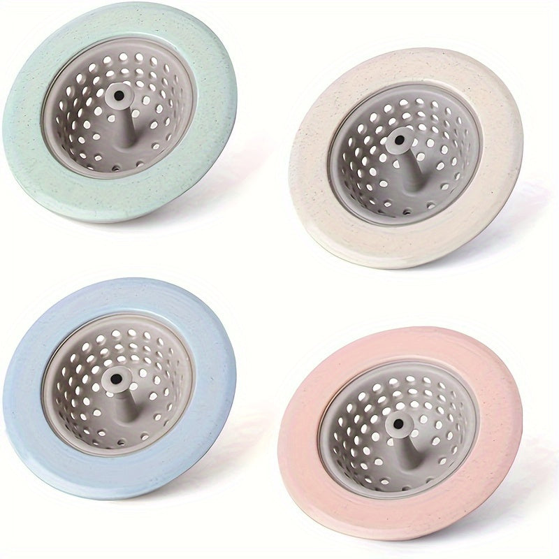 1pc Silicone Sink Strainer - 4.33inch Anti-Clogging Food Waste Catcher for Kitchen Sink