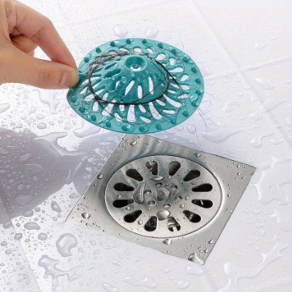 4\u002F2\u002F1pc Hair Stopper Catcher Shower Drain Strainer Drainer Kitchen Sink Filter Bathtub Sewer Outfall Filter Cover Bathroom Accessories