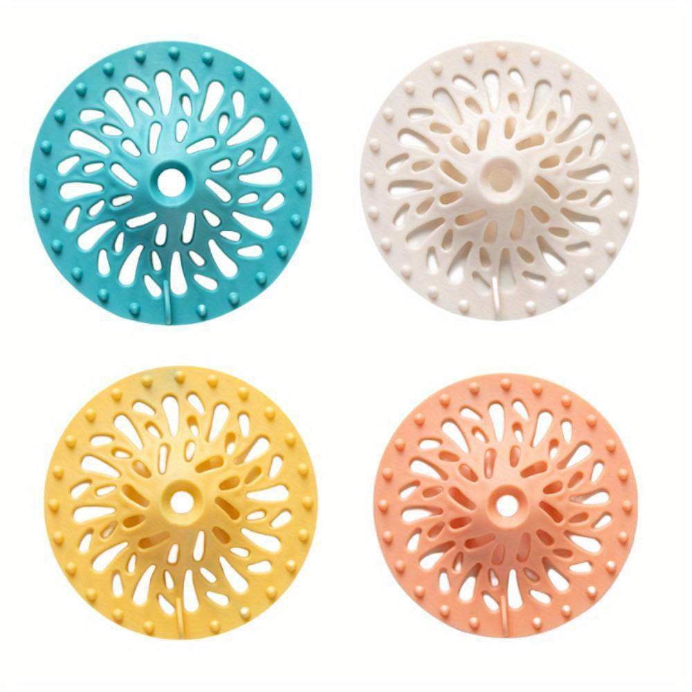 4\u002F2\u002F1pc Hair Stopper Catcher Shower Drain Strainer Drainer Kitchen Sink Filter Bathtub Sewer Outfall Filter Cover Bathroom Accessories