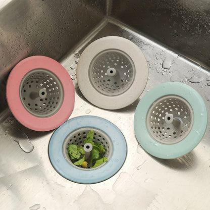 1pc Silicone Sink Strainer - 4.33inch Anti-Clogging Food Waste Catcher for Kitchen Sink