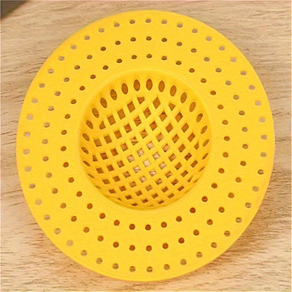 3pcs Kitchen & Bathroom Sink Drain Strainers - Anti-Clog, Anti-Insect Mesh Filters in Light Blue, Pink & White, Multi-Hole Design for Efficient Drainage, Prevents Food Waste Clogs