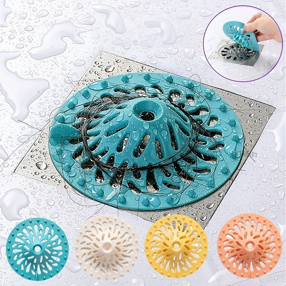 4\u002F2\u002F1pc Hair Stopper Catcher Shower Drain Strainer Drainer Kitchen Sink Filter Bathtub Sewer Outfall Filter Cover Bathroom Accessories