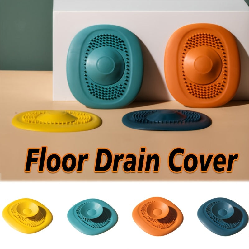 3pcs Silicone Floor Drain Set - Bathroom Accessories, with Ball Catcher, Bathtub Plug, Sink Filter and Strainer - Drains & Faucets Shower Home Garden Supplies