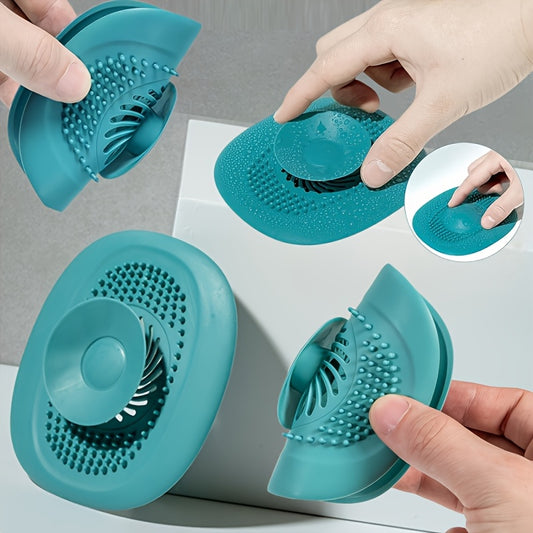 3pcs Silicone Floor Drain Set - Bathroom Accessories, with Ball Catcher, Bathtub Plug, Sink Filter and Strainer - Drains & Faucets Shower Home Garden Supplies